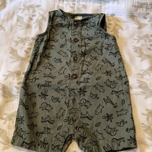 One piece outfit for a 6 month old baby.